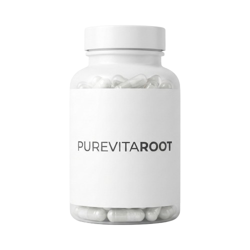 Συσκευασία PureVitaRoot — Φυσικό Συμπλήρωμα Διατροφής